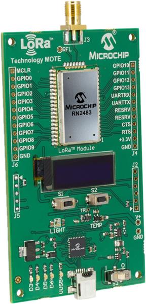 Microchip DM164138 Mote